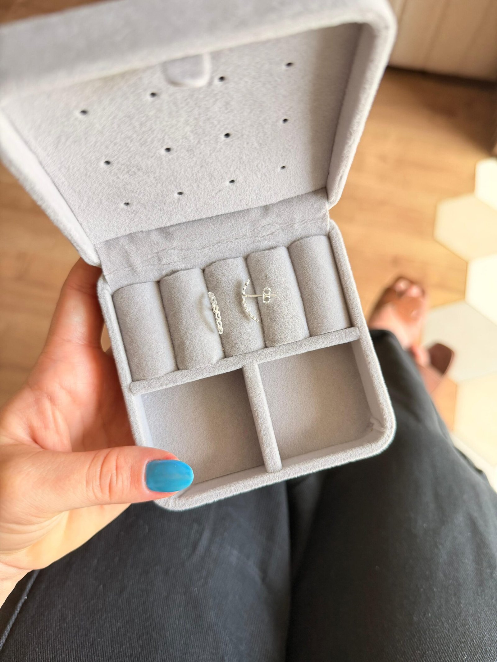 Brinco De Tira  Corações Vaz.