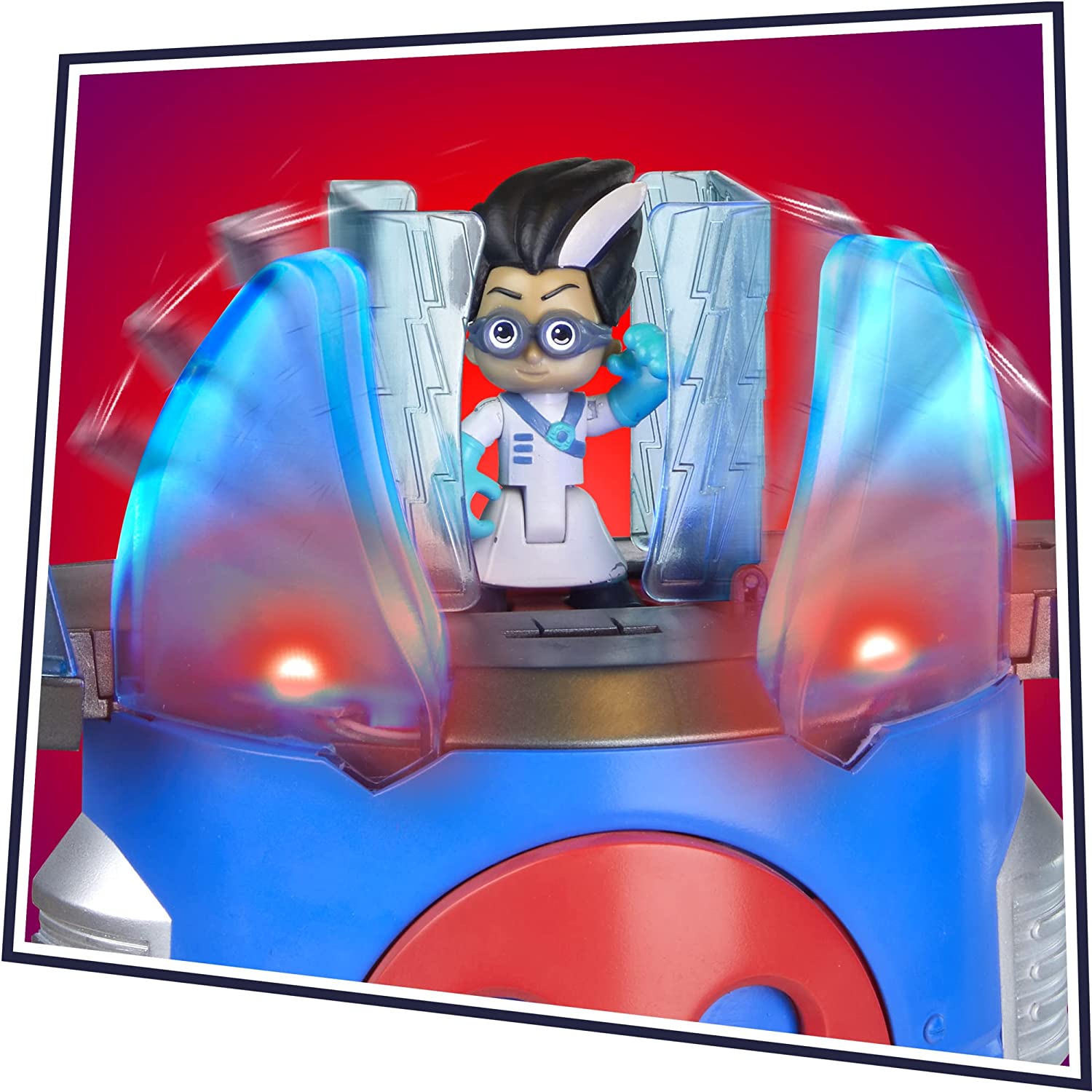 PJ Masks Deluxe Battle HQ Preschool Toy  Headquarters Playset with 2 Action Figures  Cat-Car Vehicle  and More for Kids Ages 3 and Up