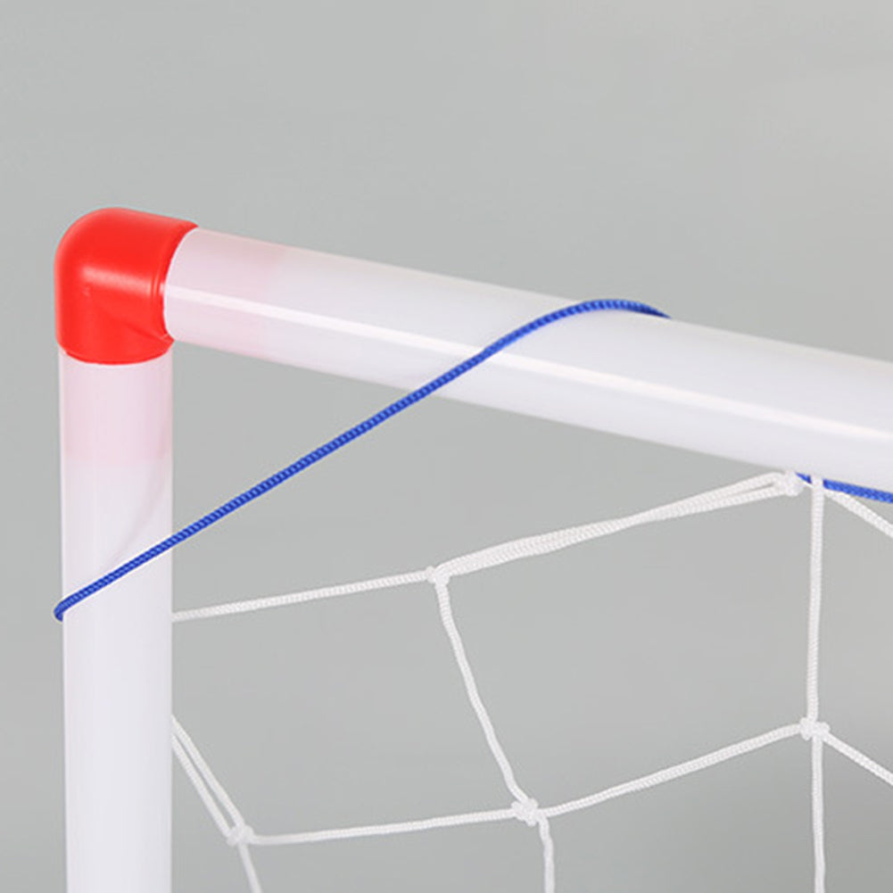 Indoor Outdoor Children Mini Football Soccer Goal Post Net Set with Ball Pump Kids Football Sport Toy