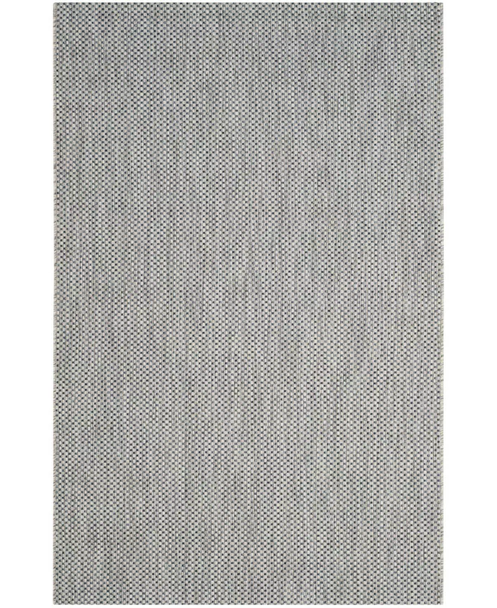 Safavieh Courtyard Gray and Navy 5'3