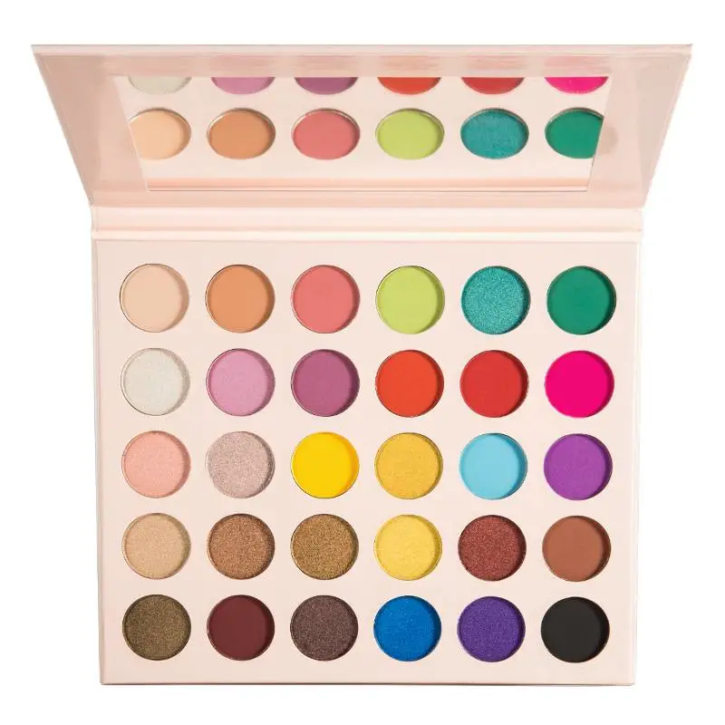 Custom High Quality Private Label Vegan High Pigment EyeShadow Palette