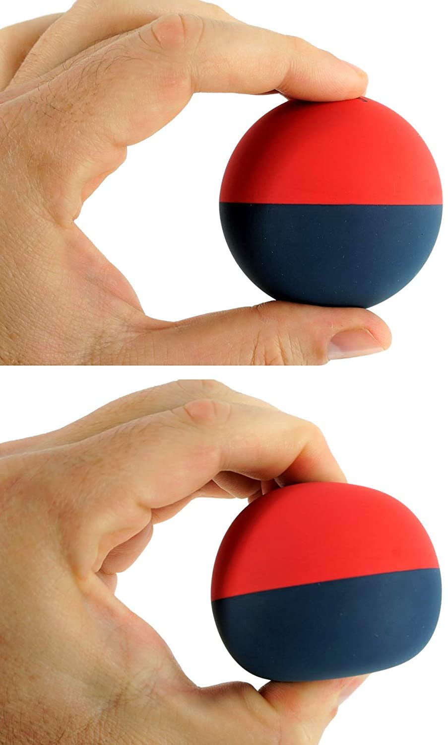 JA-RU Super Sky HI Bounce Balls Dual Color Bouncing Ball 2.3