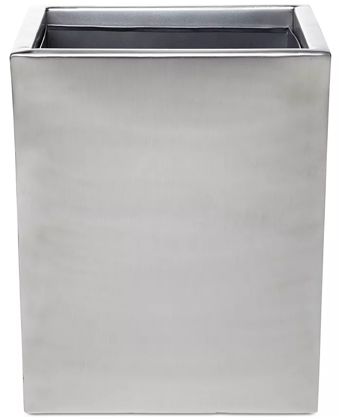 Roselli Trading Company Modern Bath Satin Wastebasket