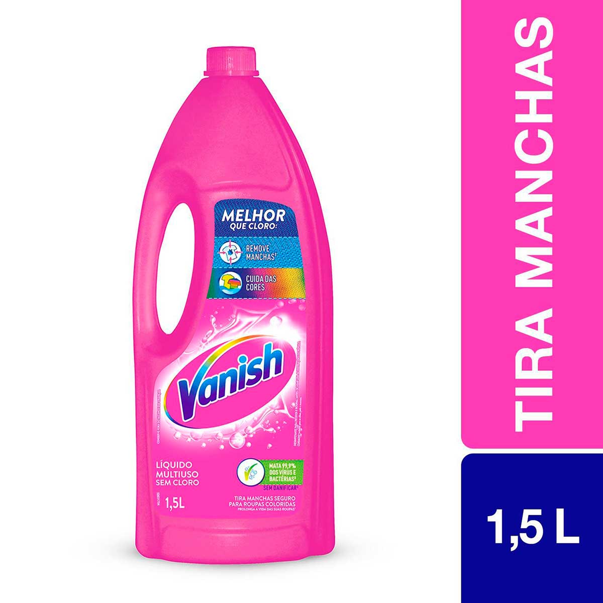Tira Manchas Vanish Liquido Multiuso para roupas coloridas 1,5L