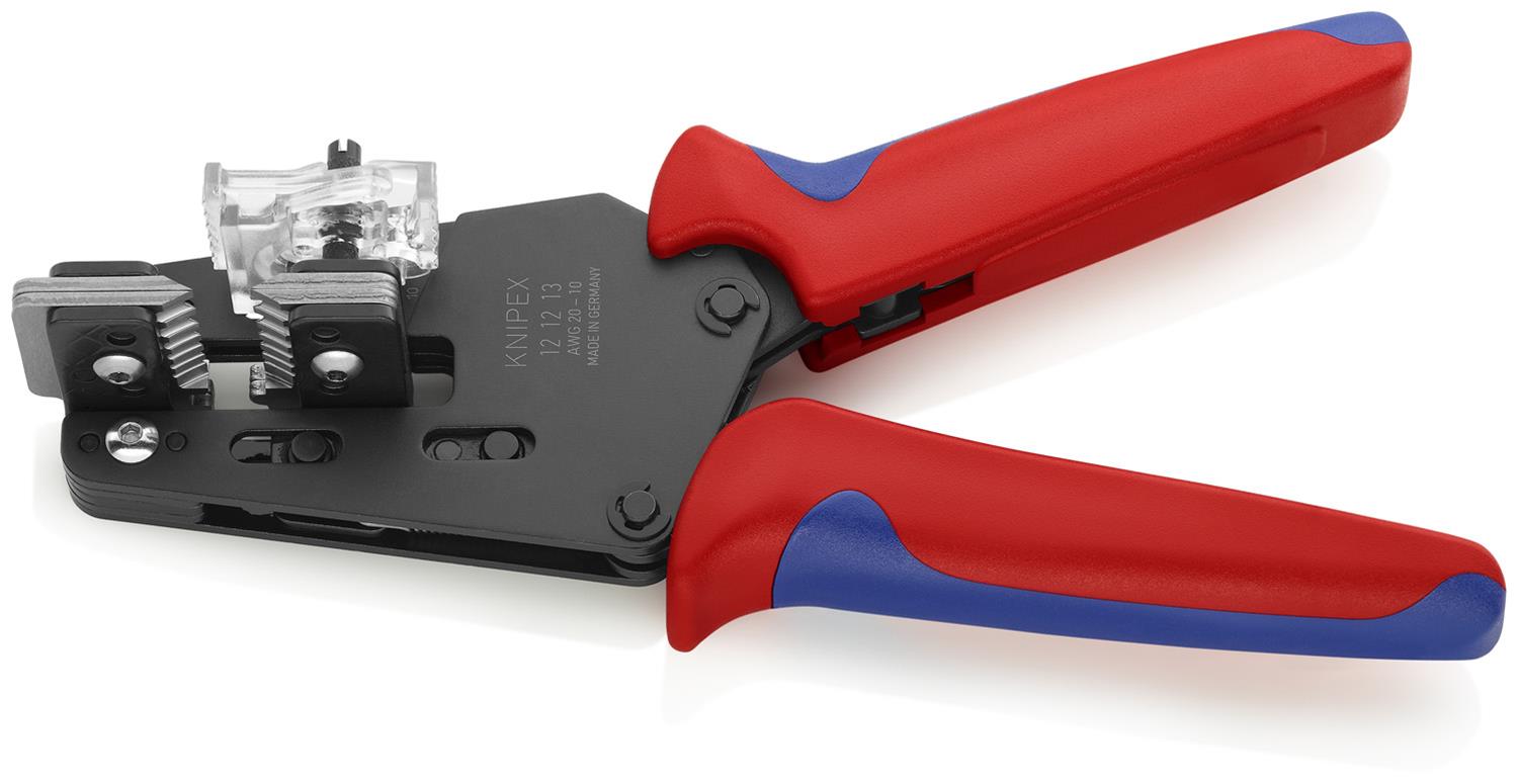 Knipex 12 12 13 Knipex Precision Wire Strippers with Shaped Blades