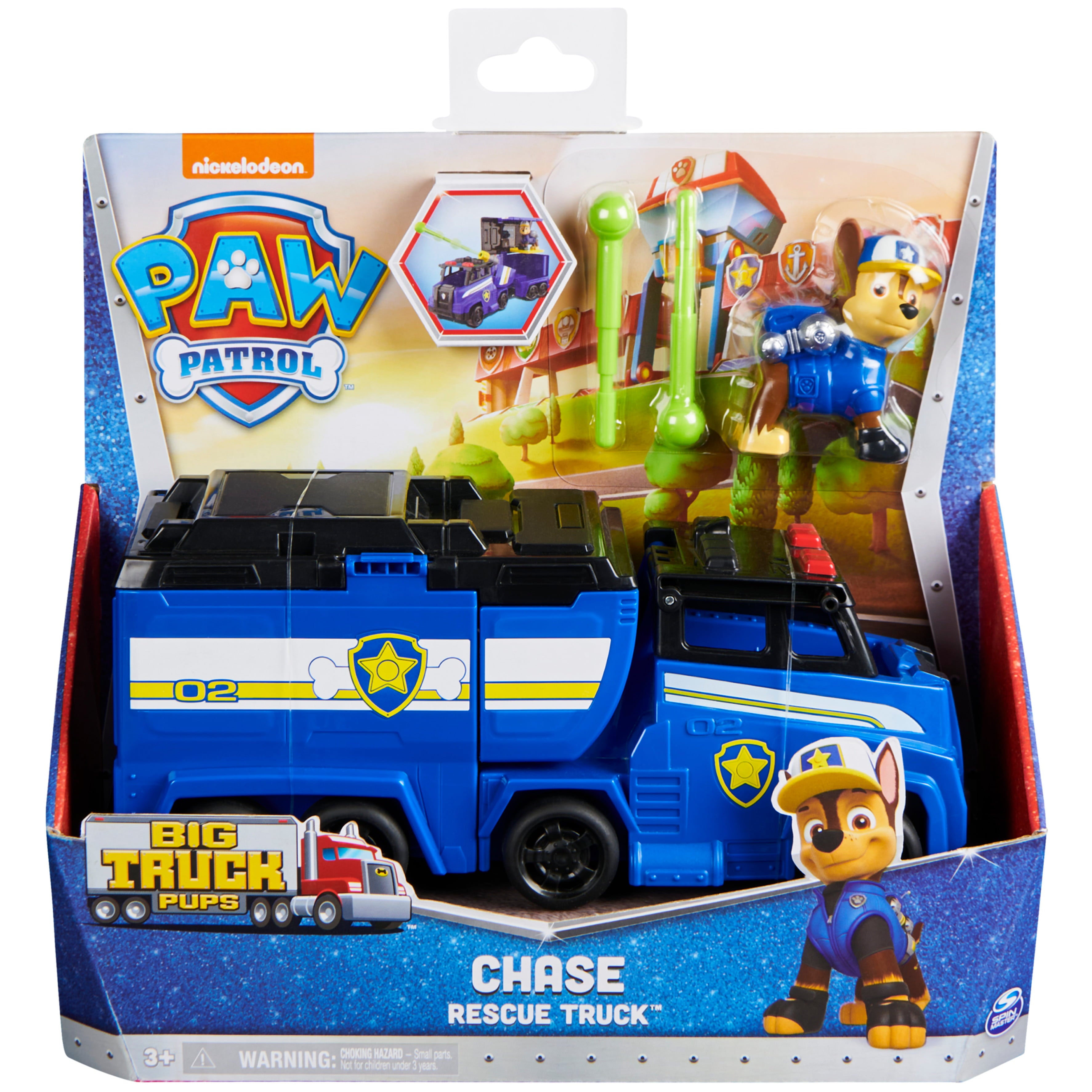 PAW Patrol， Big Truck Pup’s Chase Transforming Vehicle and Figure