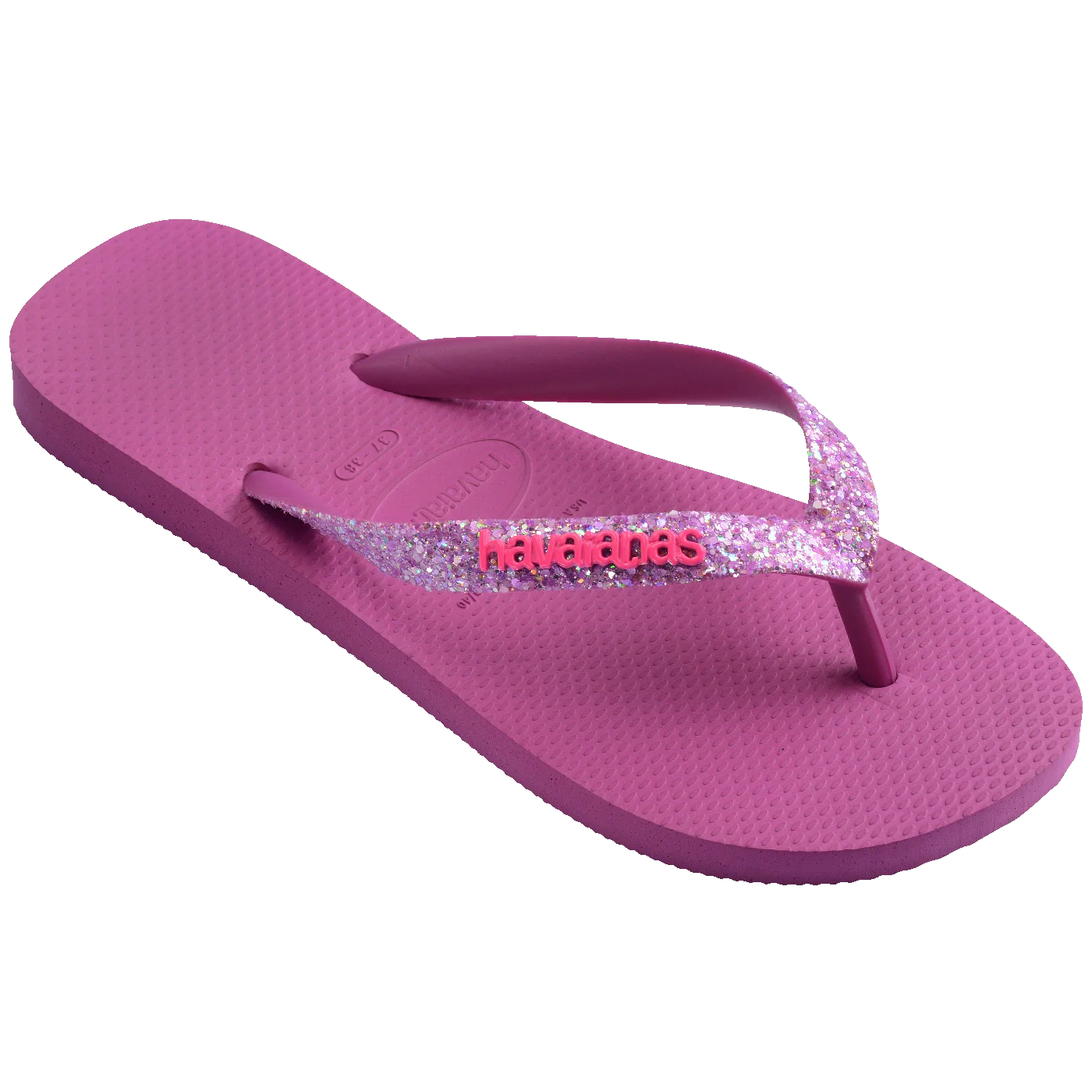 Chinelo Havaianas Top Glitter Neon