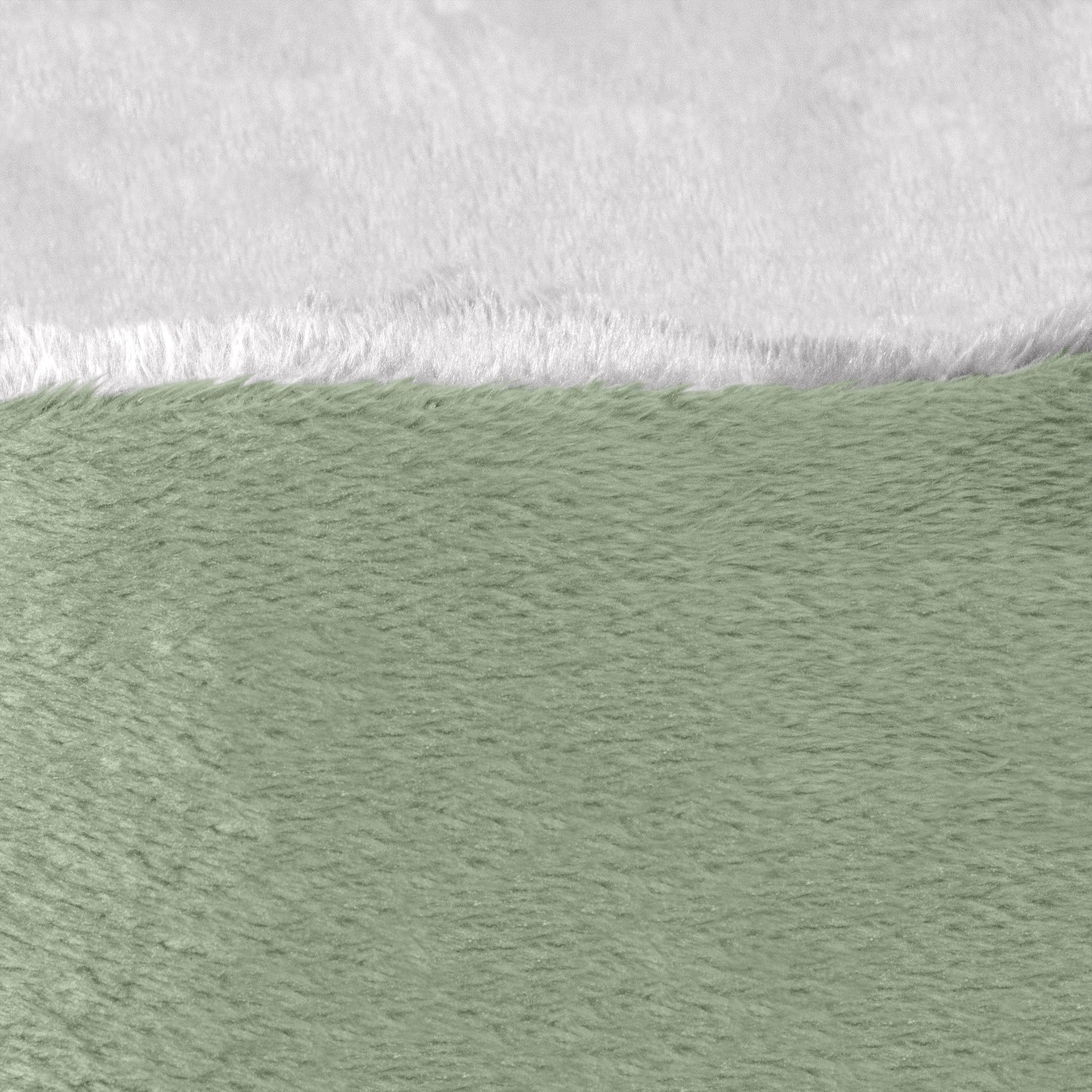 FurHaven Pet Dog Bed | Orthopedic Microvelvet Snuggery Burrow Pet Bed for Dogs and Cats， Sage， 35-inch