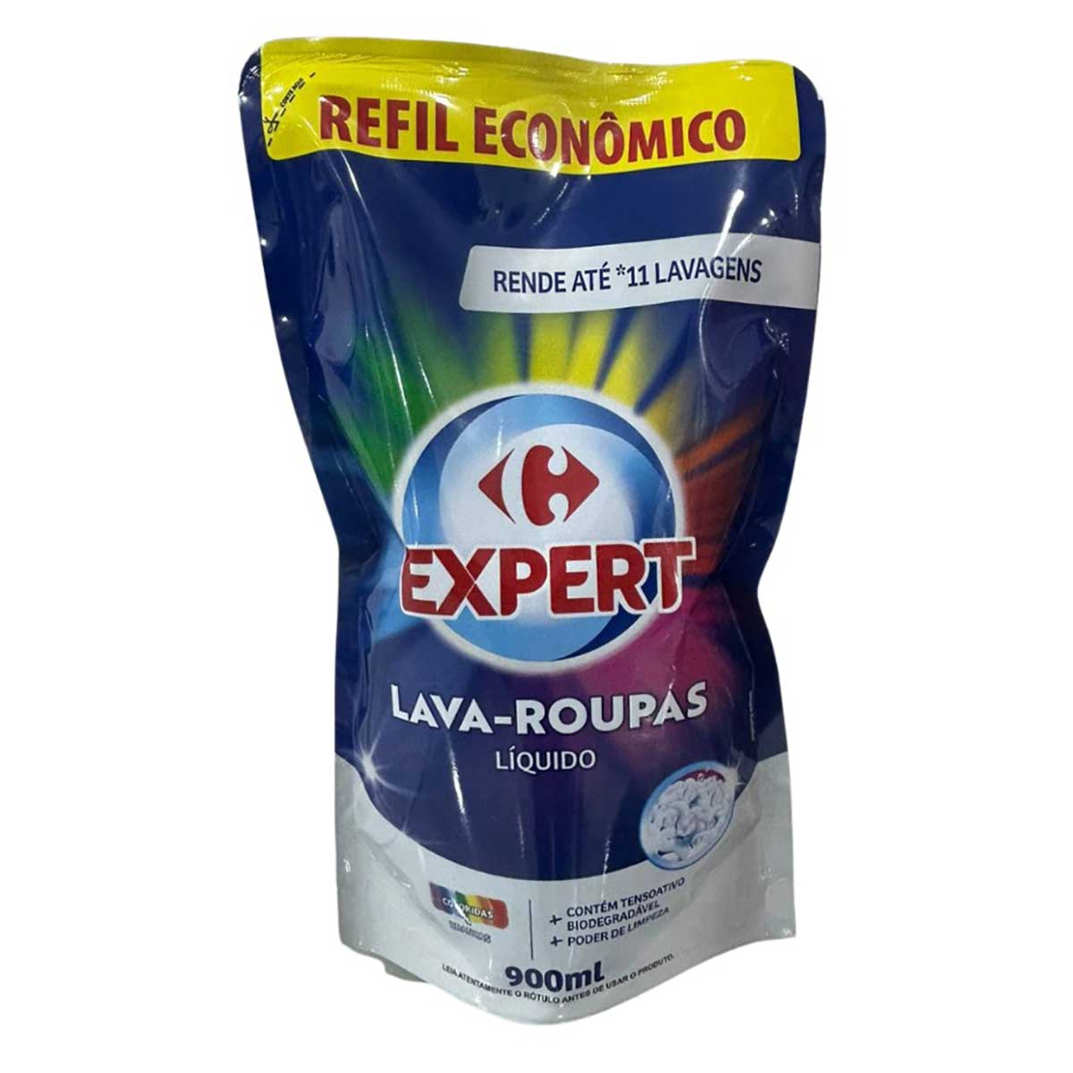 Lava Roupas Liquido Carrefour Expert Refil 900ml