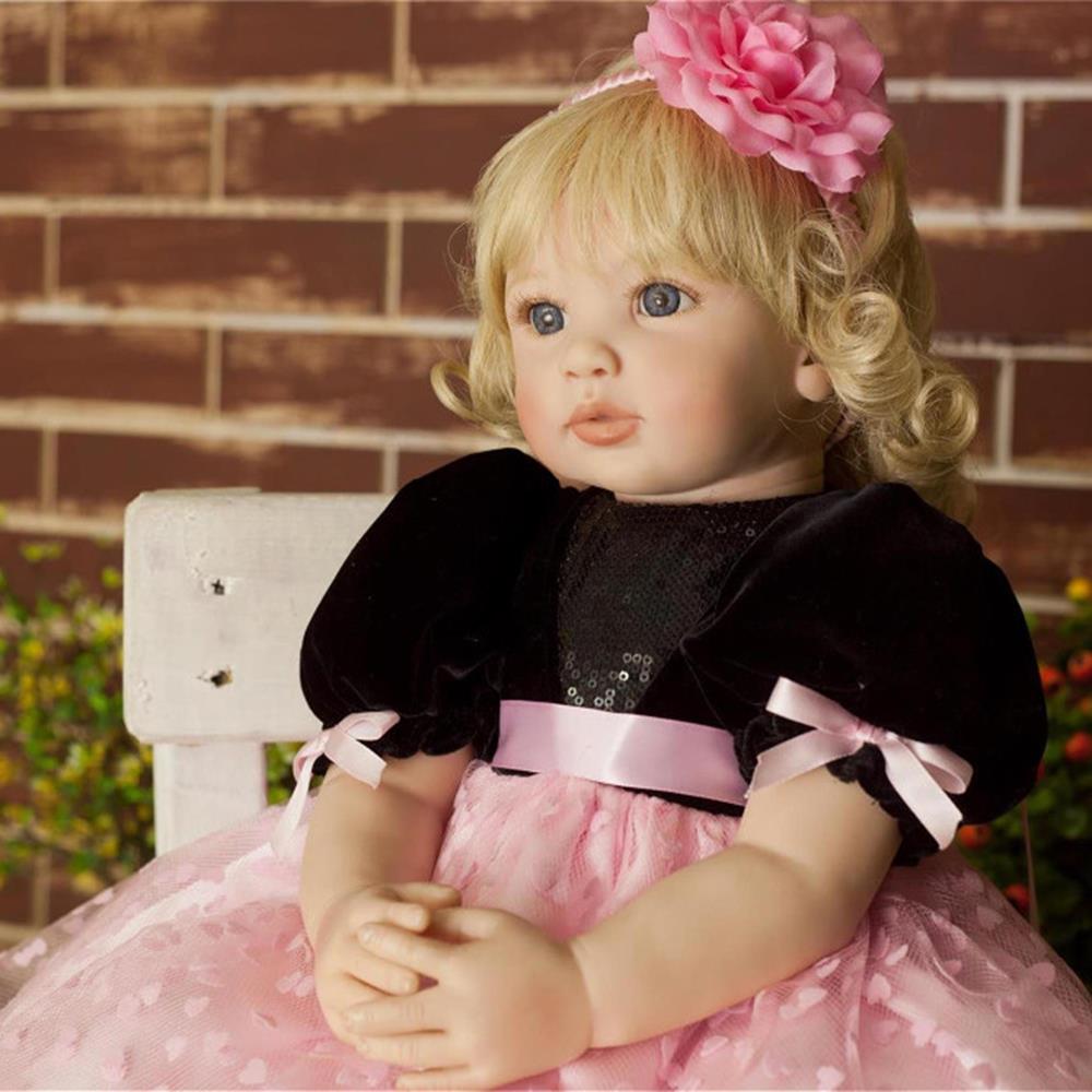 SalonMore 24" Reborn Baby Dolls,Cotton & Silicone Body for Kids Birthday Gift