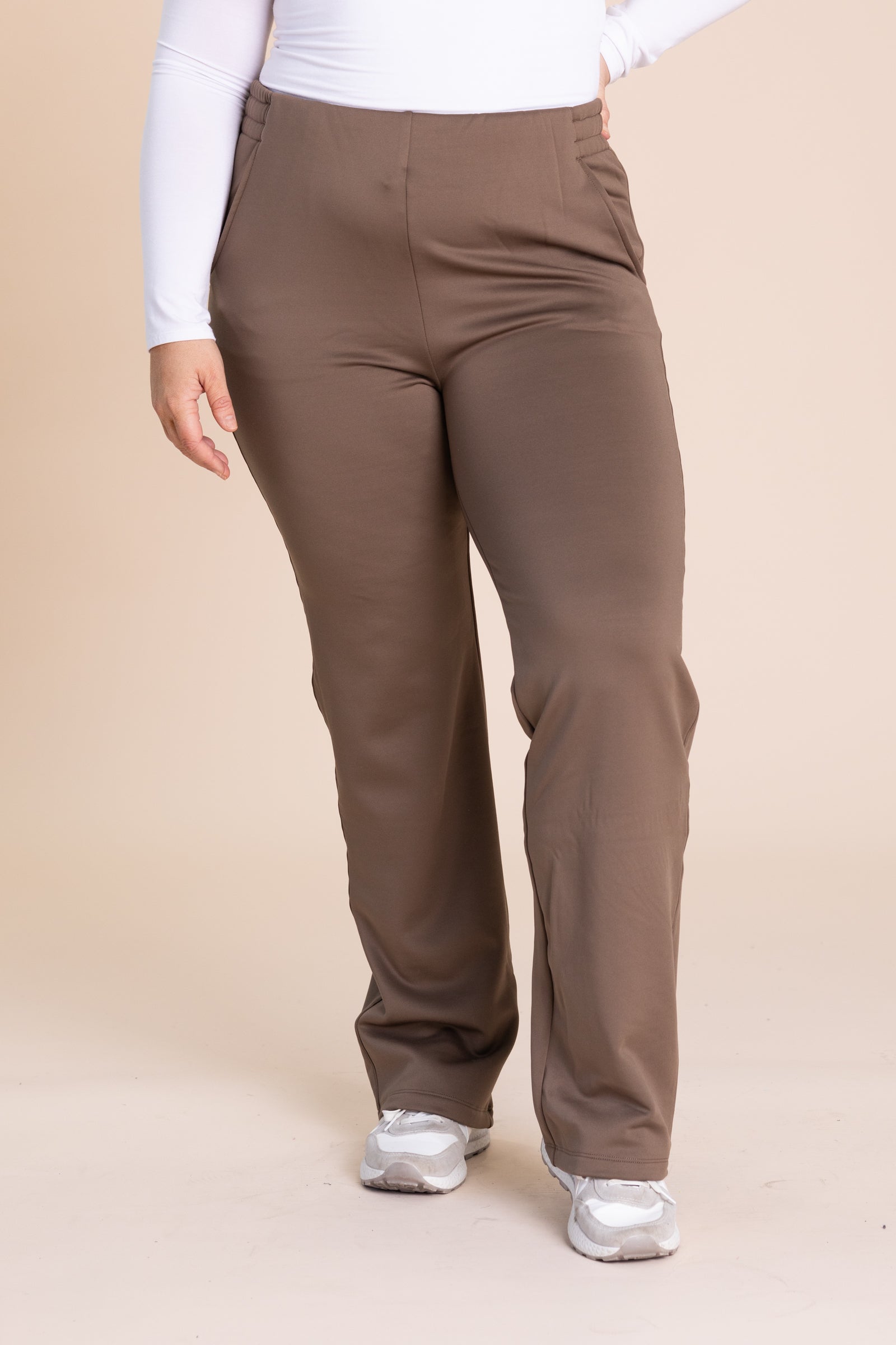 Micro Fleece Wide Leg Pants