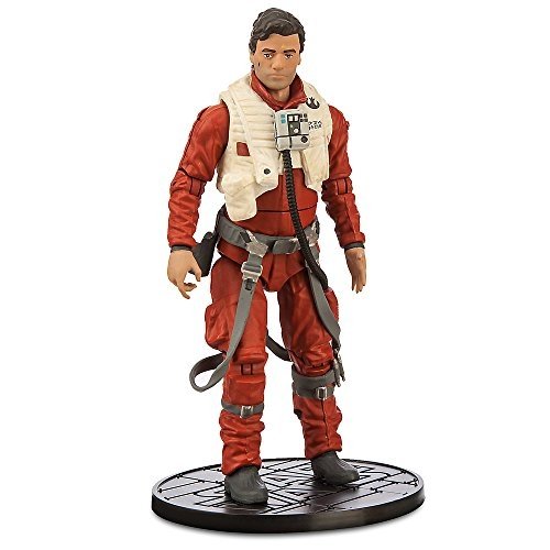 disney star wars 6'' elite series die-cast figure poe dameron (episode vii: a force awakens)