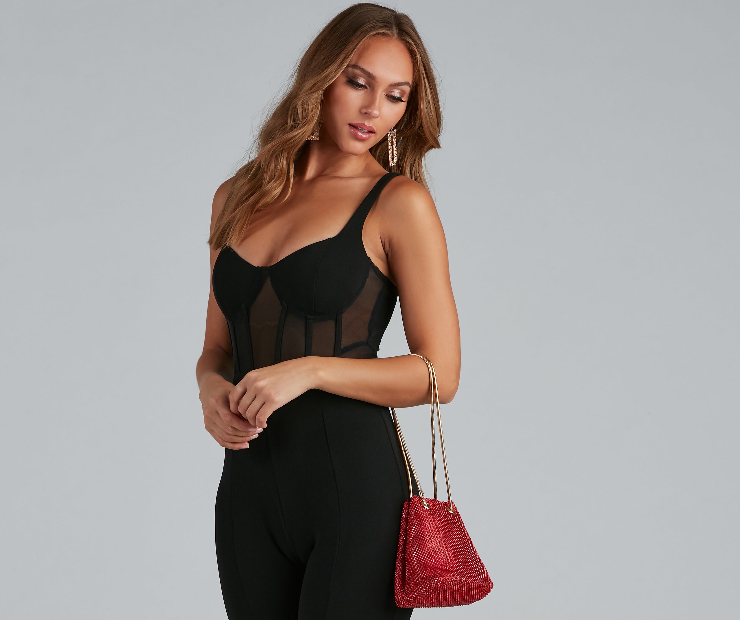 Rise And Shine Mesh Bucket Bag