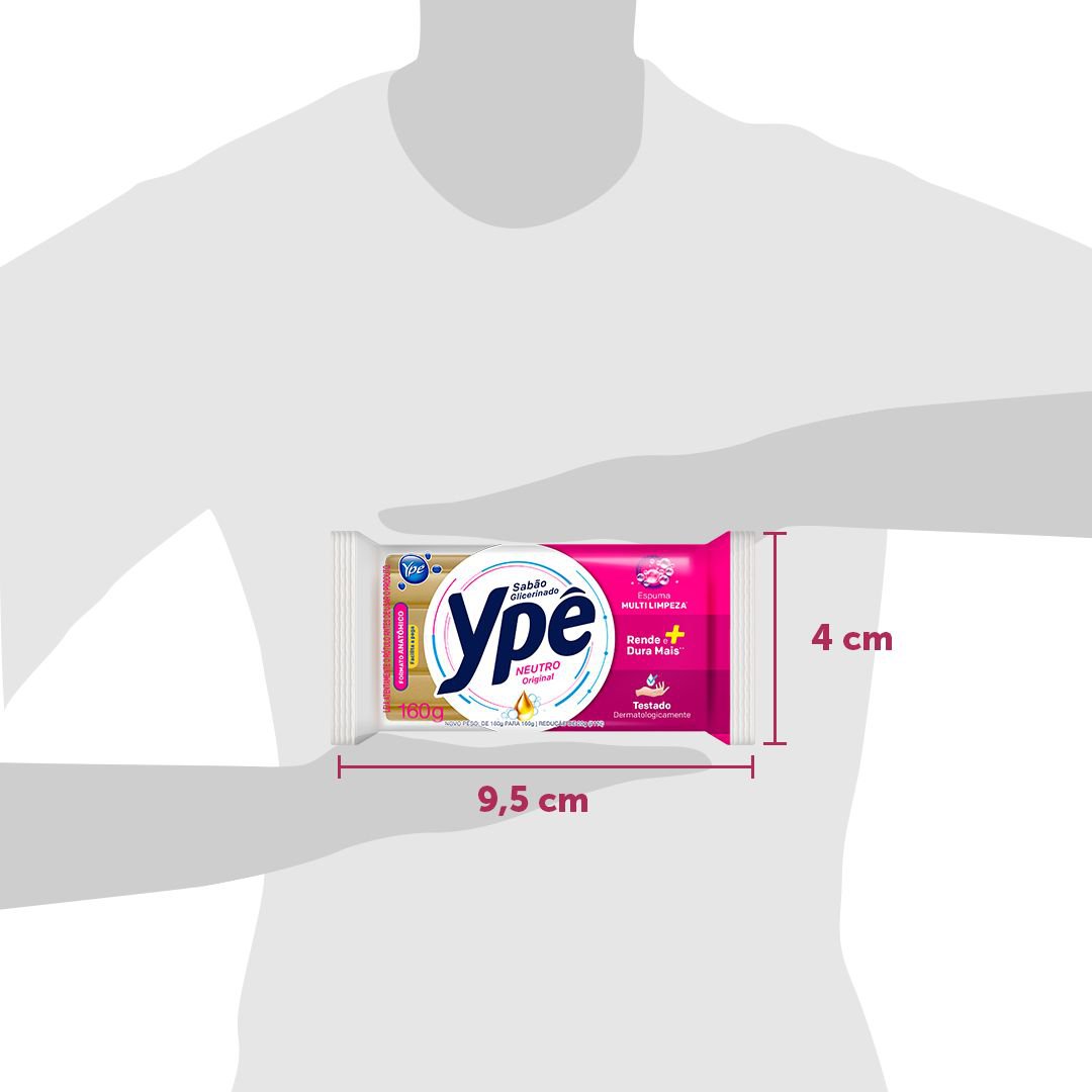 Sabao em Barra Ype Neutro 160g