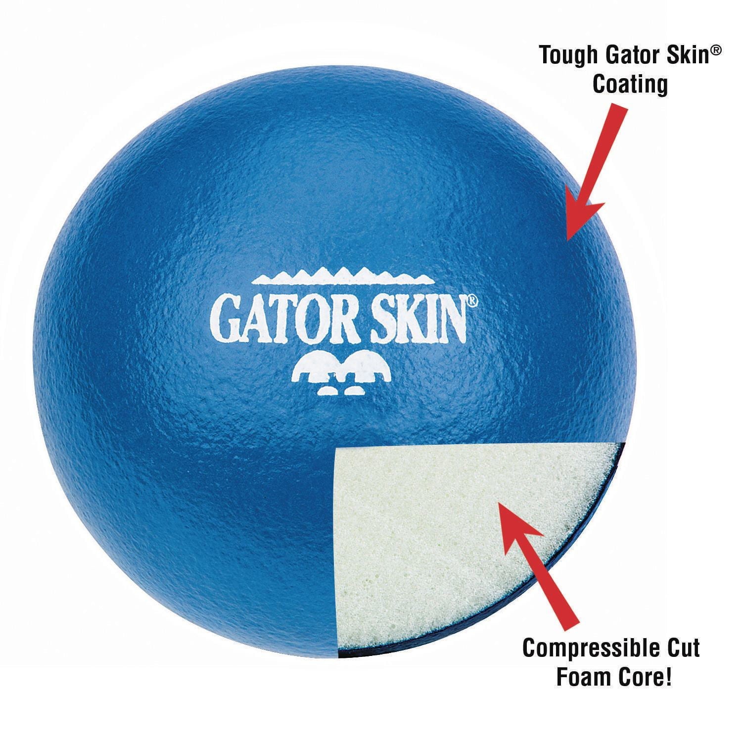 SandS Worldwide Gator Skin Special-8 Foam Balls. 8