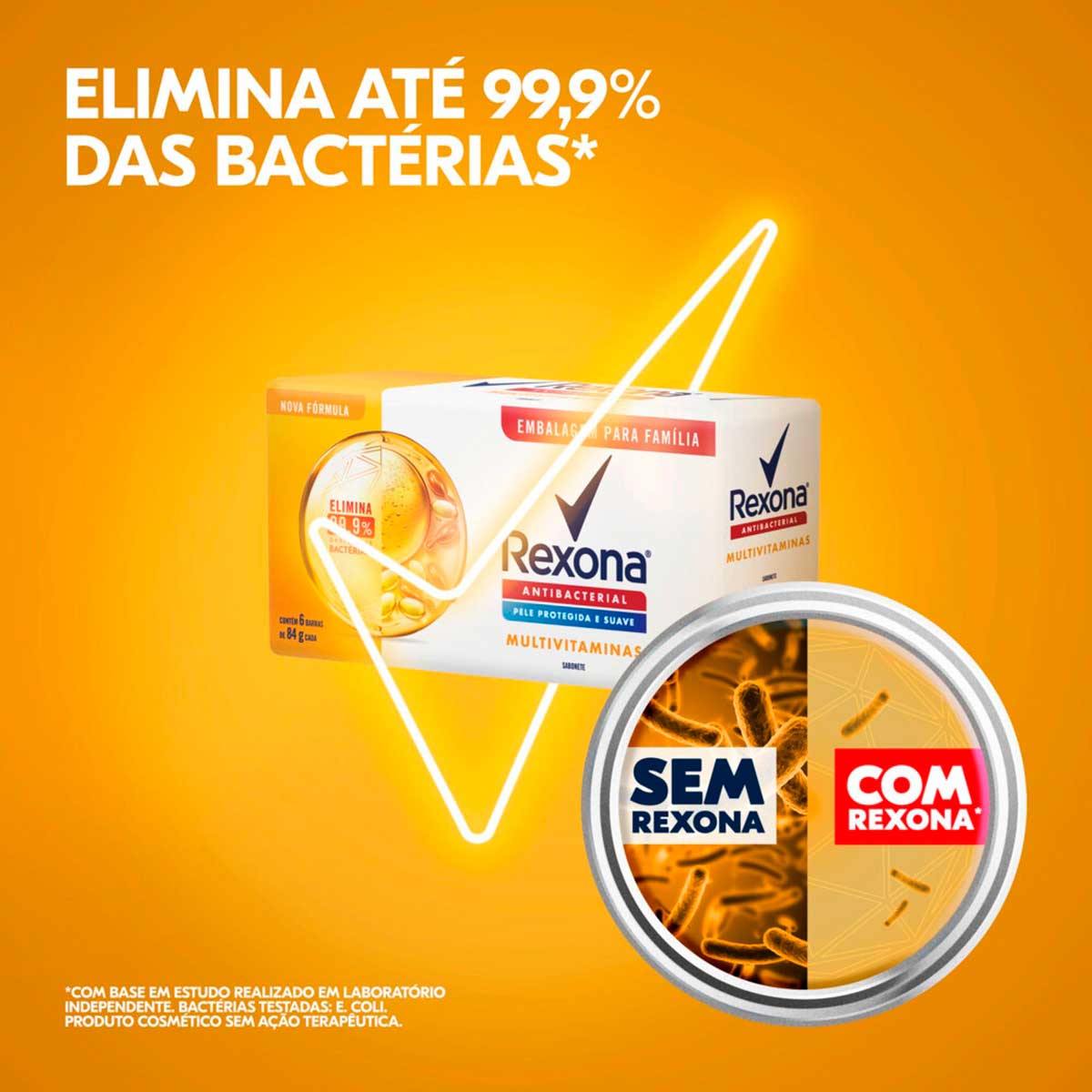 Sabonete em Barra Rexona Multivitaminas 84g 6 barras