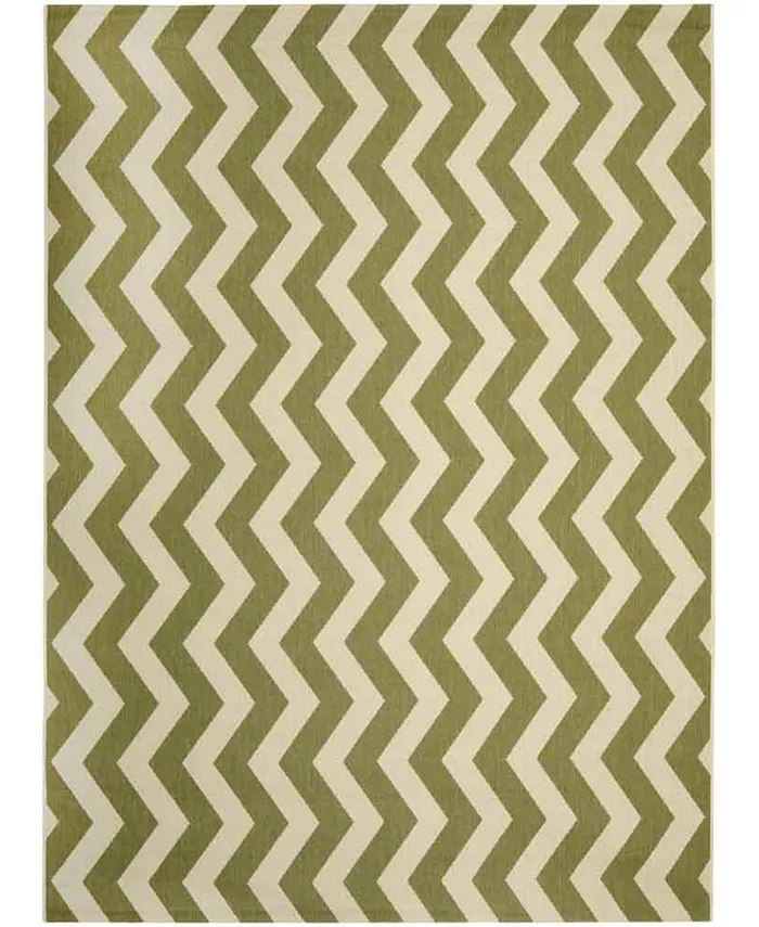 Safavieh Courtyard Green and Beige 8'11