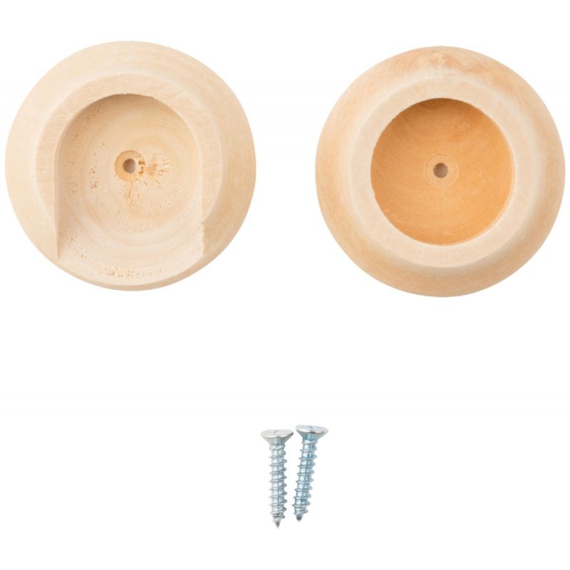 National Closet Rod Socket Natural