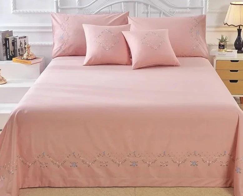 Jogo de Cama Flor de Majestade™ 3 Peças em Algodão / Sofisticação & Conforto para Seu Quarto!