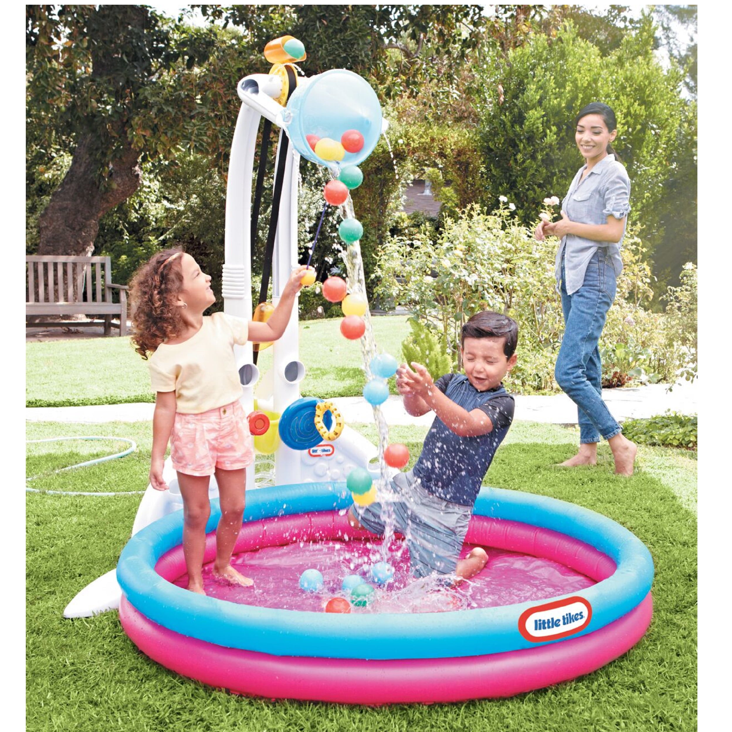 Little Tikes Fun Zone Drop Zone Kiddie Swimming Pool， Indoor/Outdoor