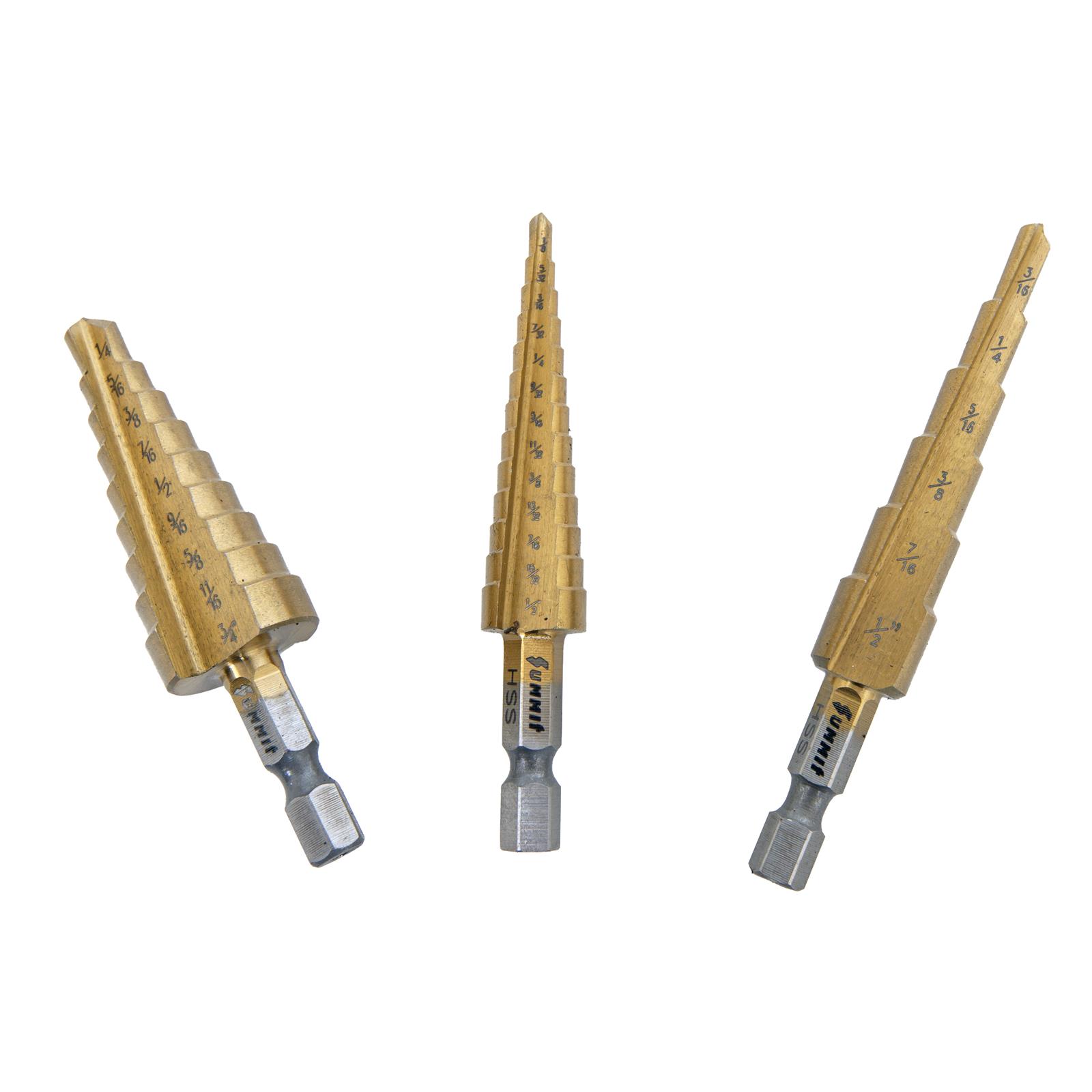 Summit Racing SUM-900220 Summit Racing? Step-Drill Bits