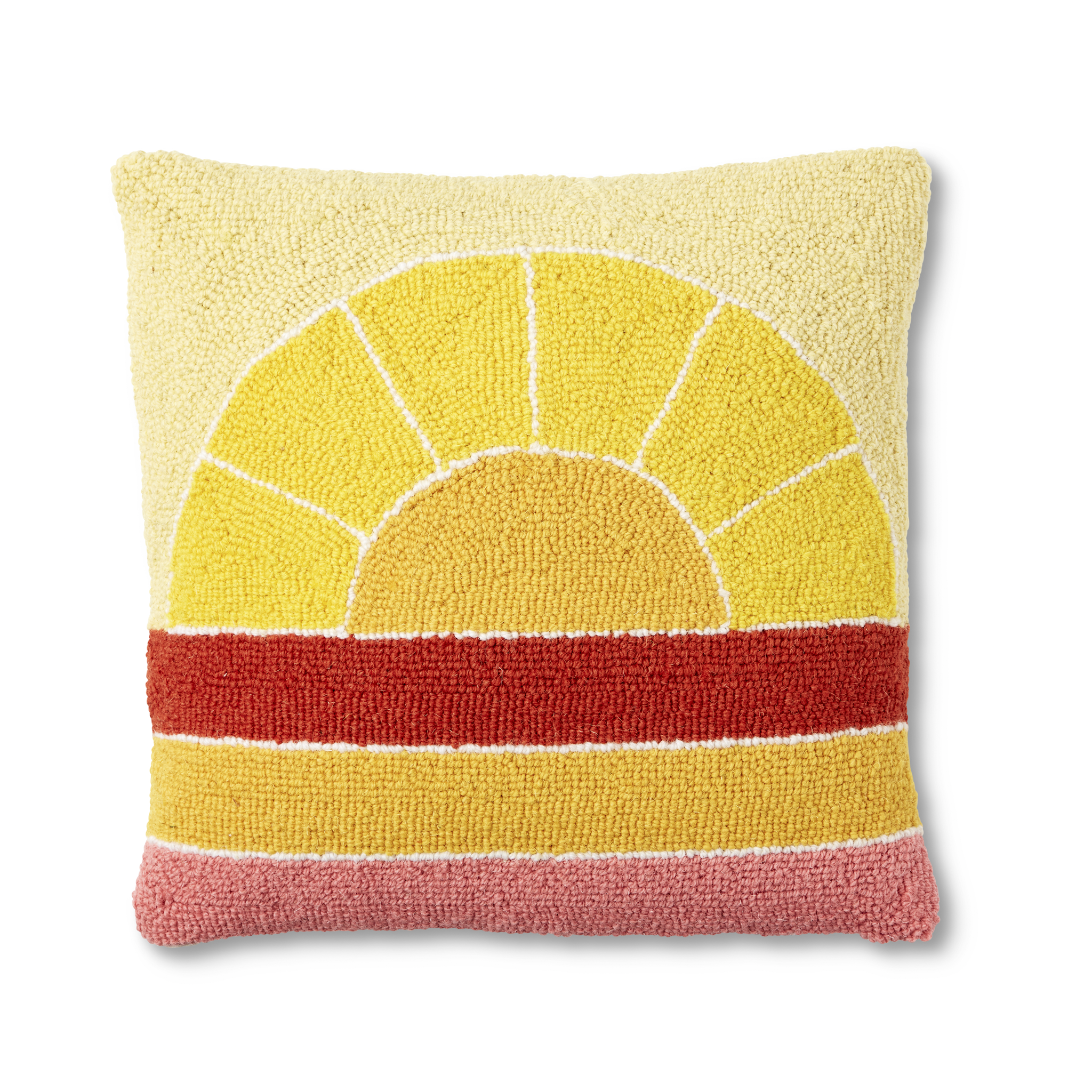 Retro Rainbow Hook Pillow