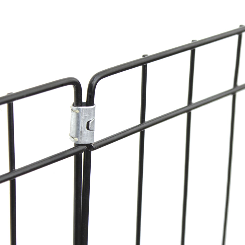 Paws and Pals Dog Playpen Hard Wire Grid Foldable Octagon - 24 Inch (SM)