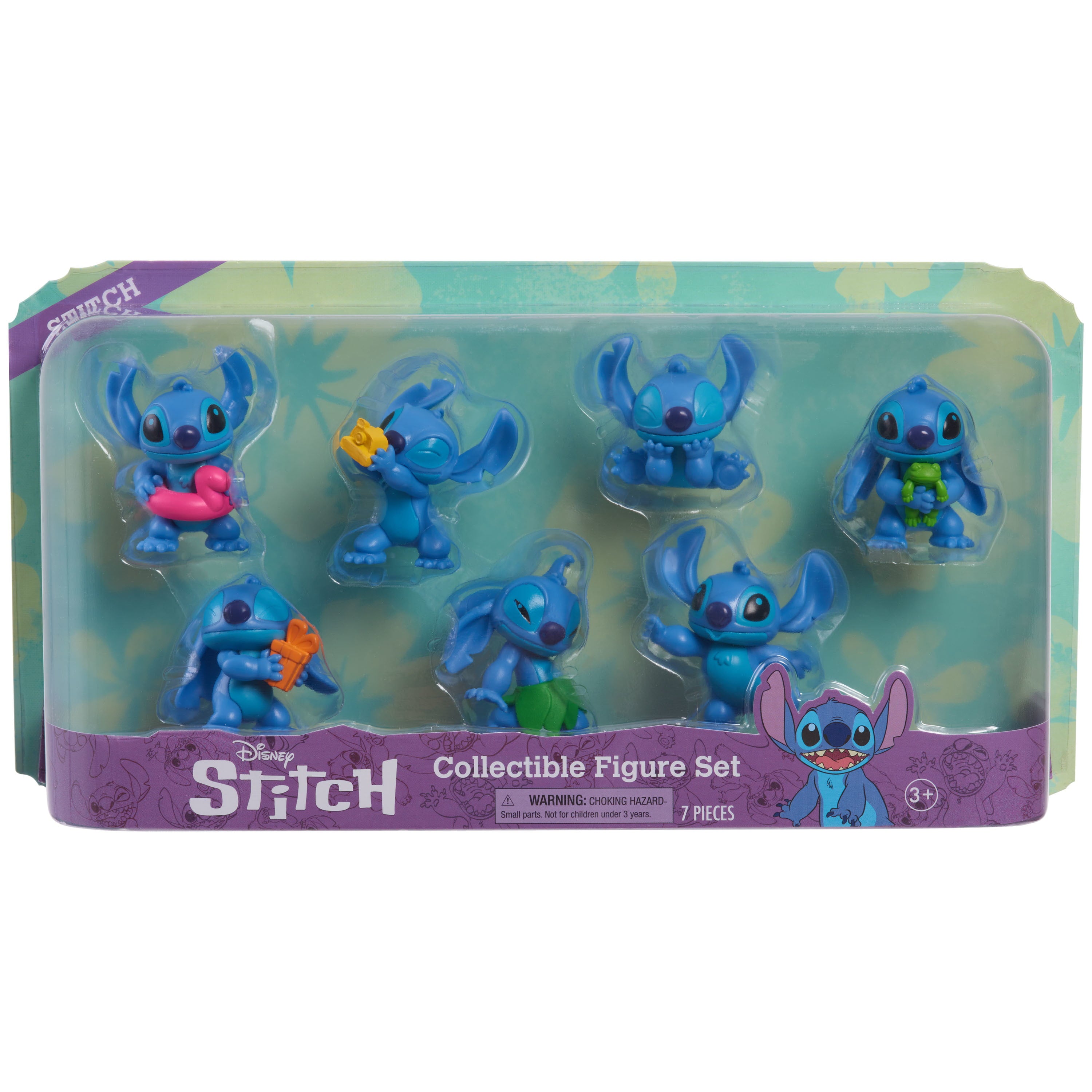 Disney Stitch Collectible Figure Set， Officially Licensed Kids Toys for Ages 3 Up， Gifts and Presents