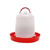 Carolilly 1.5/2.5/4 L Chicken/Poultry/Chick/Hen FoodWater Feeder Drinker Accesories Fill Robust Plastic Chicken Quail Poultry