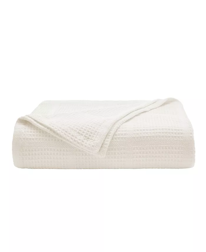 Kenneth Cole Essentials Waffle Grid Twin Blanket