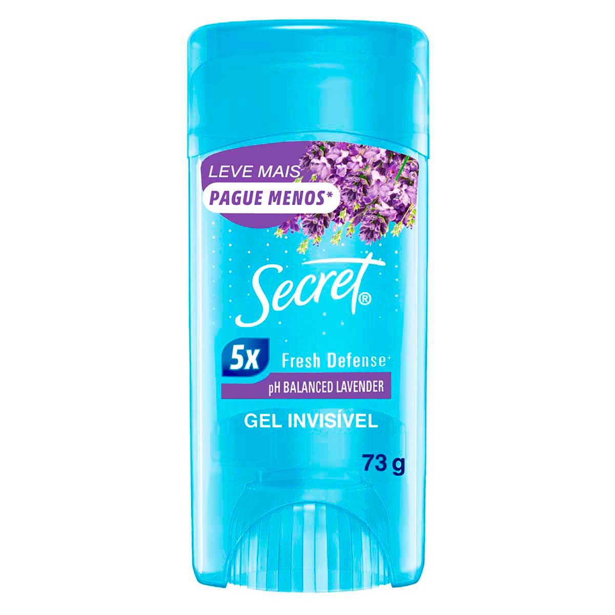 Antitranspirante Gel Lavender Secret 73g Leve Mais Pague Menos