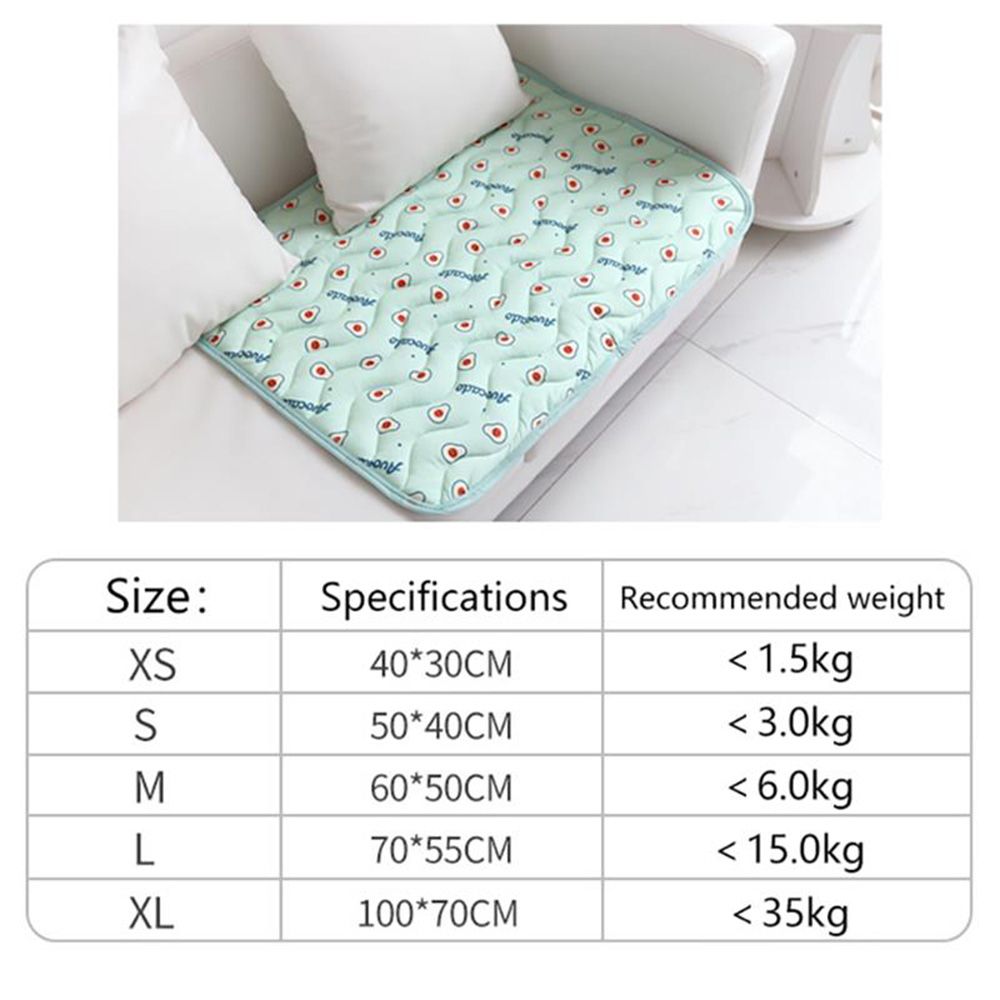 Summer Cooling For Small Meduim Large Dogs Cat Kennel Dog Bed Matress Pet Supplies Cat Seat Cushion Dog Cooling Mat Pet Pad PINK M