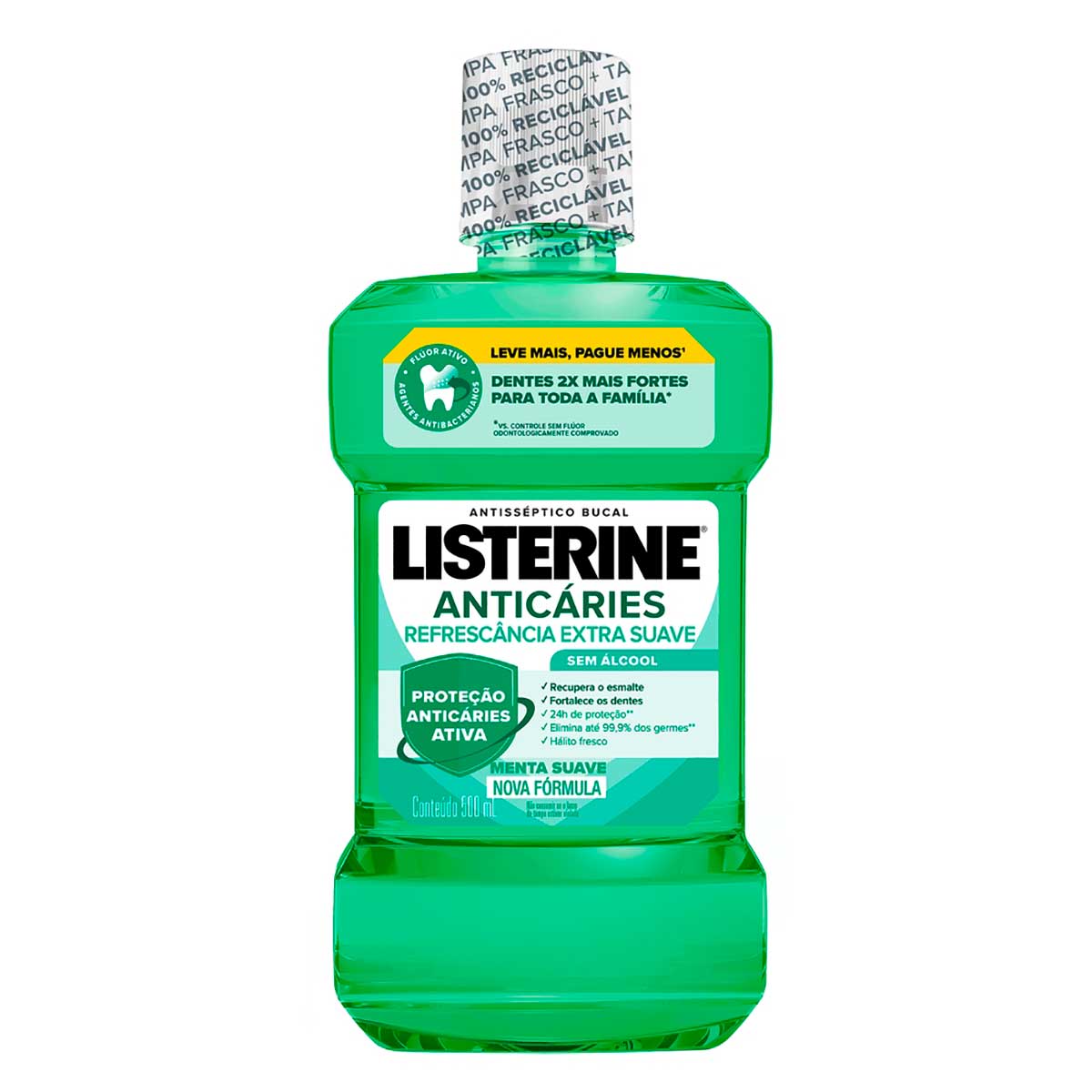 Enxaguante Bucal Listerine Anticaries 500ml