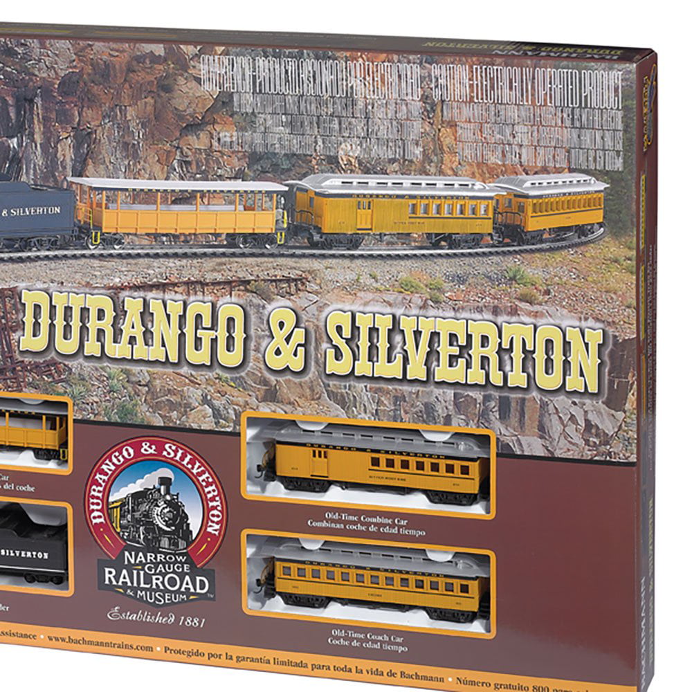 Bachmann Trains HO Scale Durango and Silverton Ready To Run Electric Powered Model Train Set