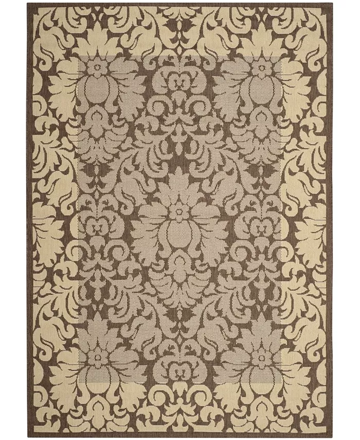 Safavieh Courtyard Chocolate and Natural 2'7