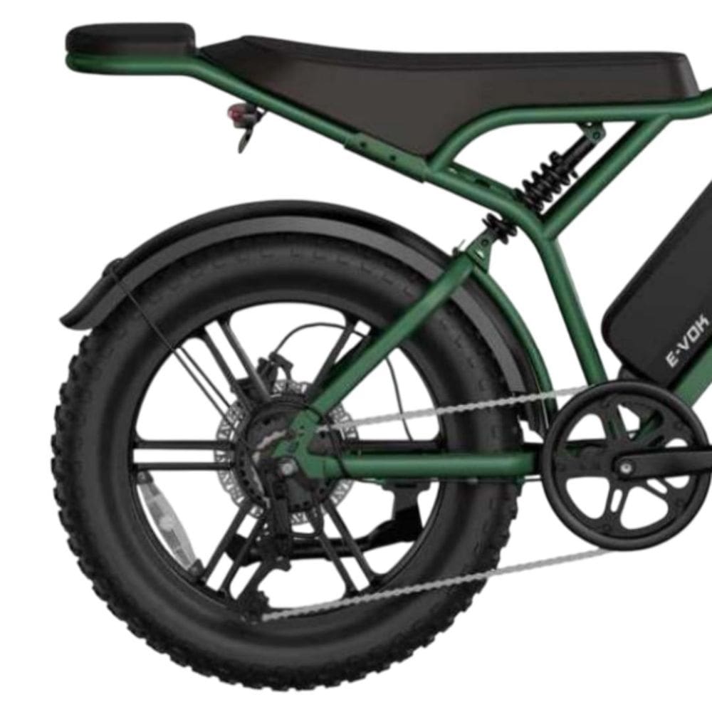 Bicicleta Elétrica Scooter Freio a Disco 1000W Lítio E-Vok Verde