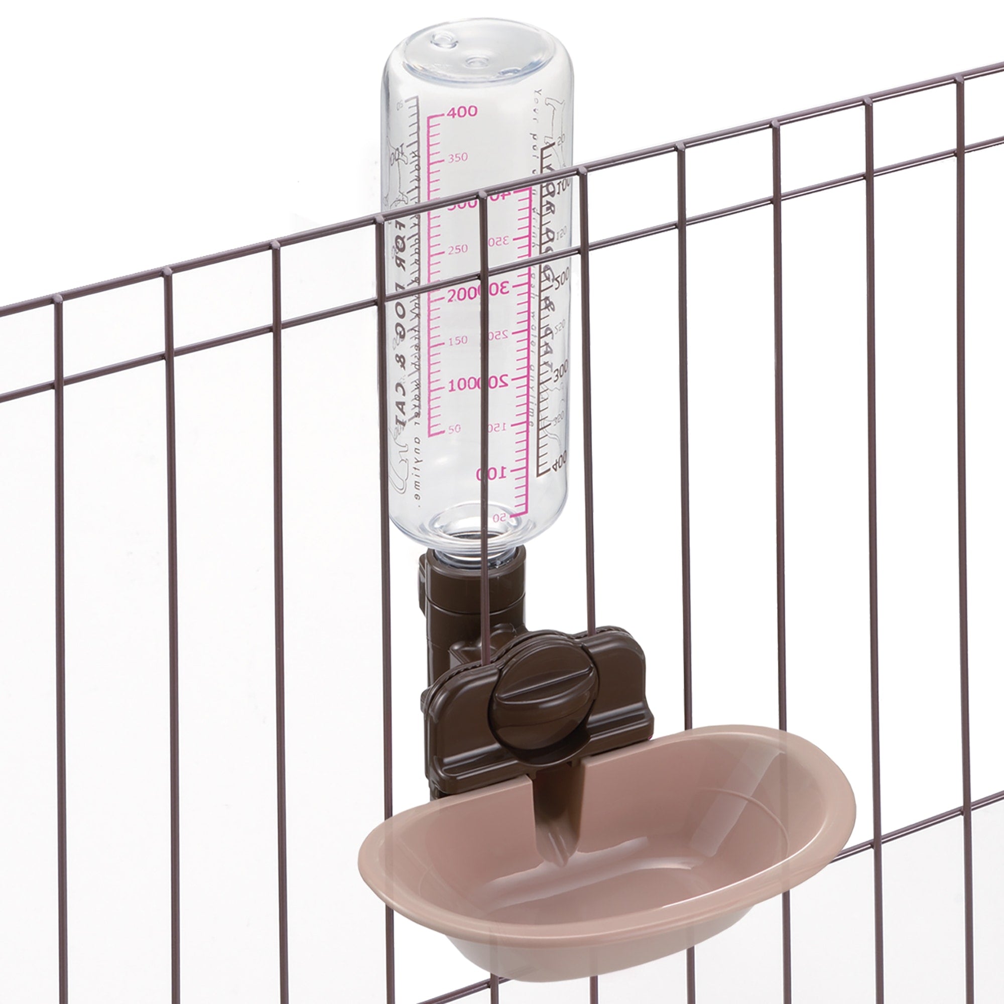 Richell Pet Water Rehydration Station - Bottle works with Gravity to Keep Bowl Fun， Includes Bottle and Dish