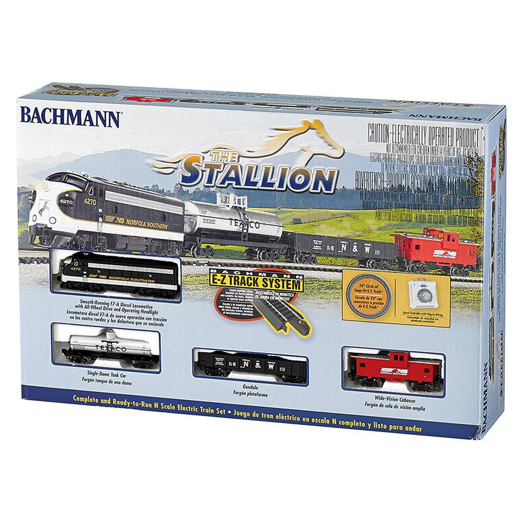 Bachmann Trains N Scale The Stallion Ready To Run Electric Train Set