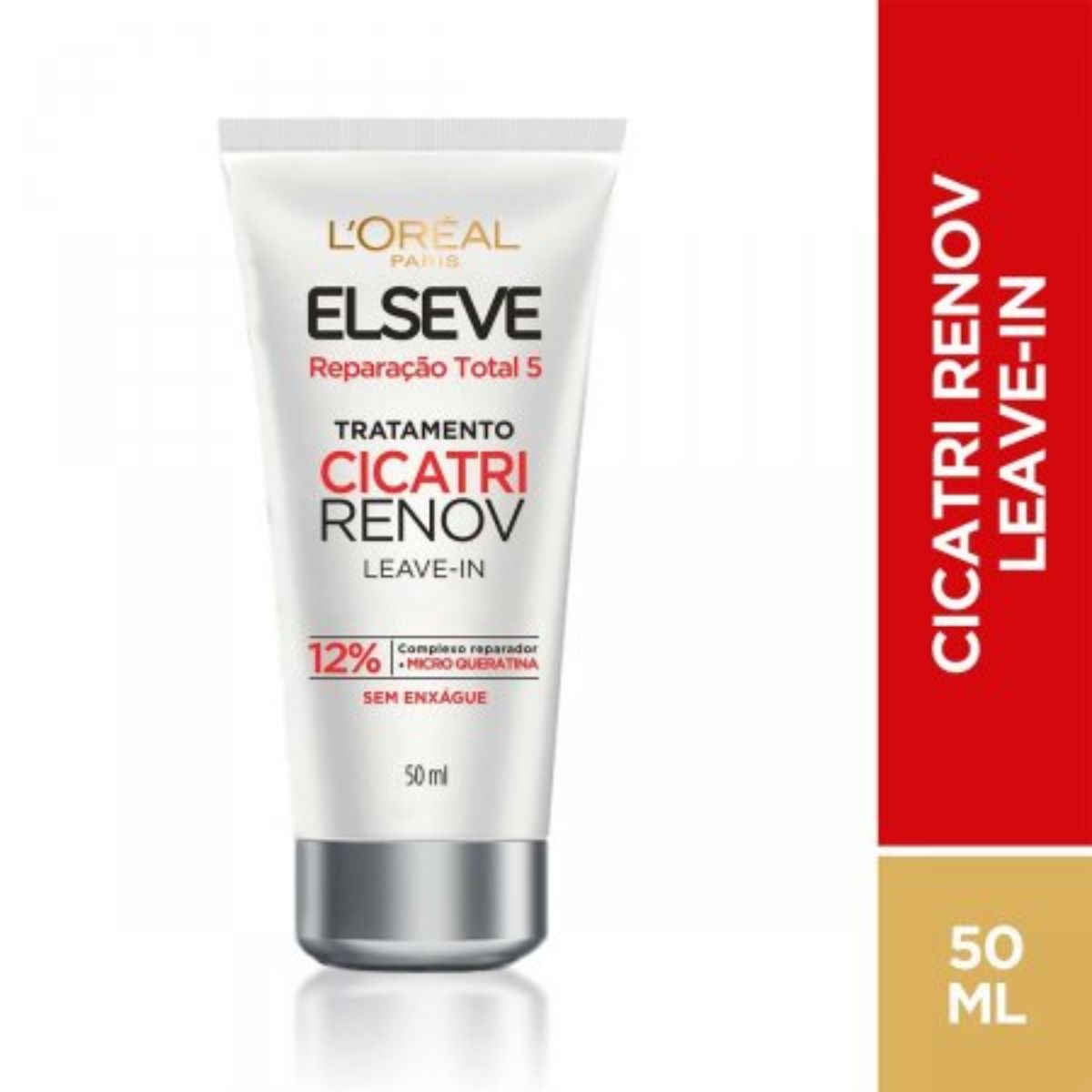 Creme de Tratamento para Cabelo Elseve Reparacao Total 5+ Cicatri Renov 50ml