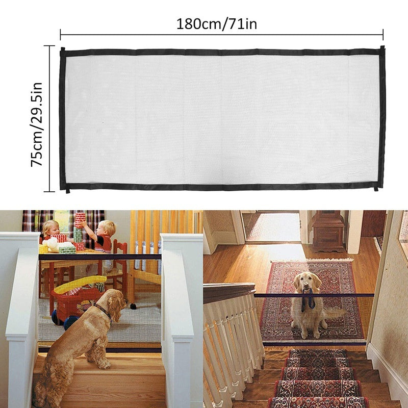 Portable Folding Safety Guard Mesh Fence Net for Puppy Cat Pet Dog Safety Enclosure