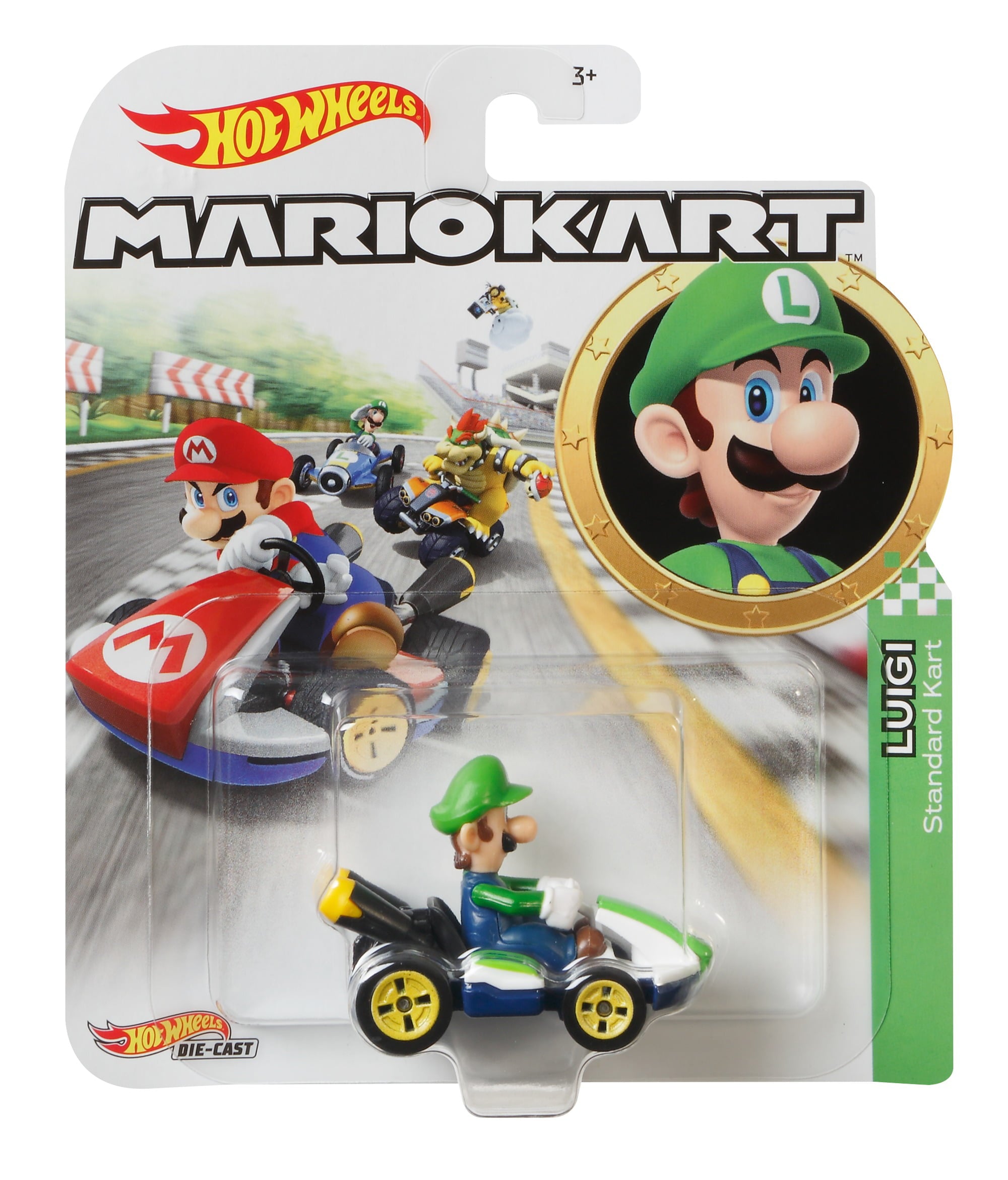 Hot Wheels Luigi Standard Kart Vehicle