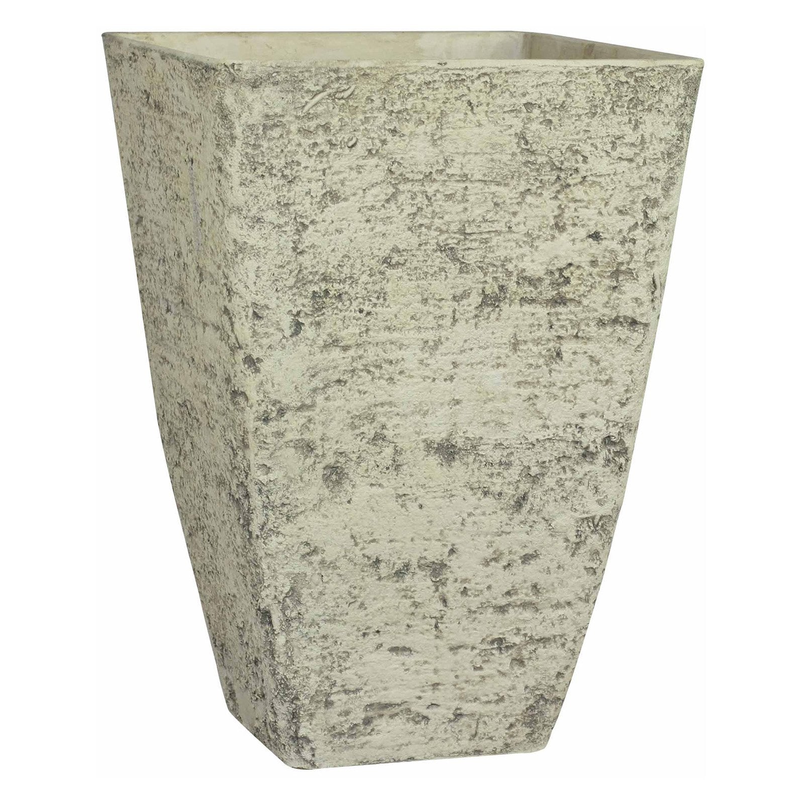 HC Companies 7014207 Tahoe Fiberglass & Resin Texture Planter Pot, Falcon Brown - Pack of 2