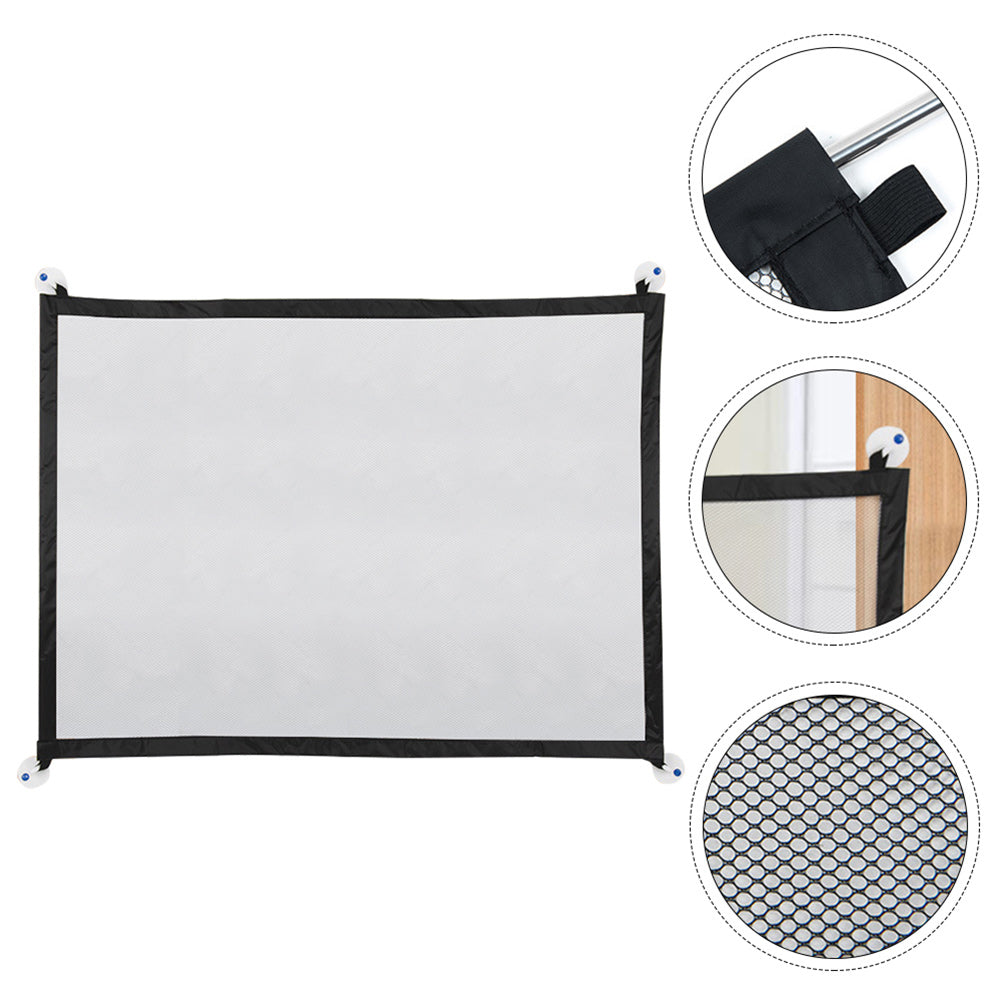 NUOLUX Gate Baby Dog Retractable Mesh Pet Doorways Stairs Puppy Guard Fence Doorway Portable No Drill