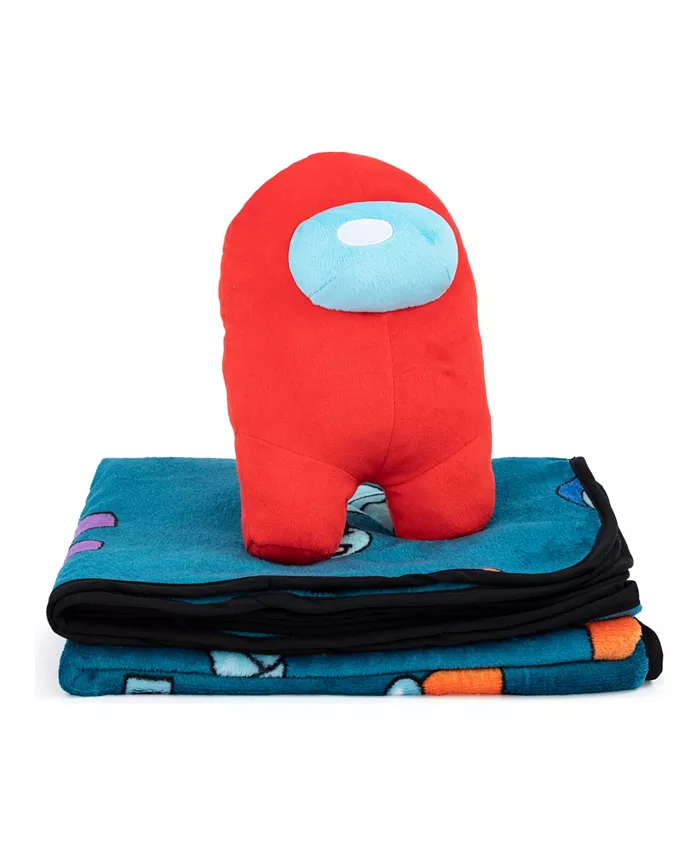 Jay Franco Among Us Tasks Mini Pillow Buddy Set of 2， Throw