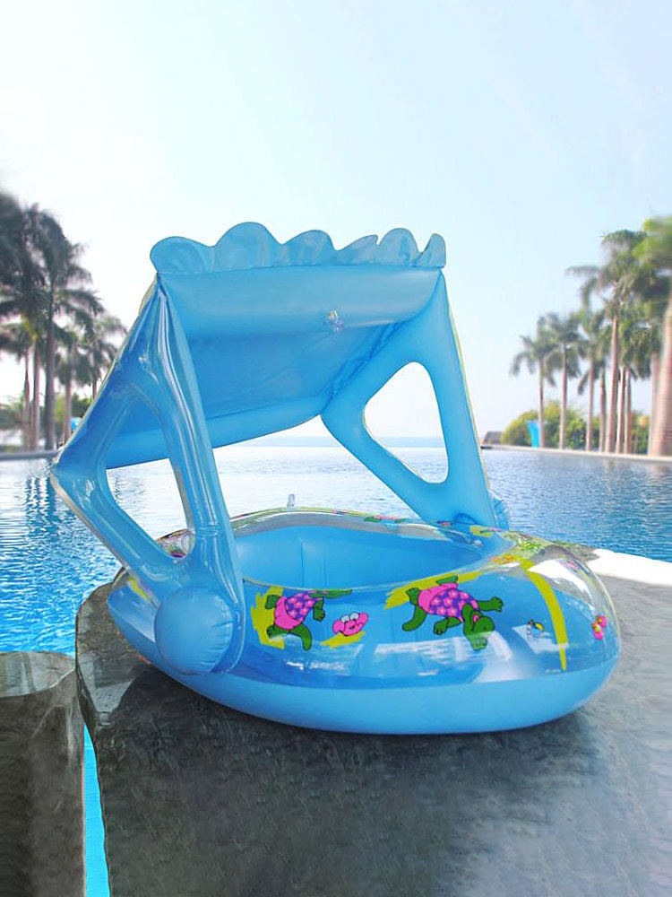 YINKUU Water Seat Rings Pools Accessories Inflatable Dinosaur Tent Baby Swimming Children Infants Sunshade Sitting Circle