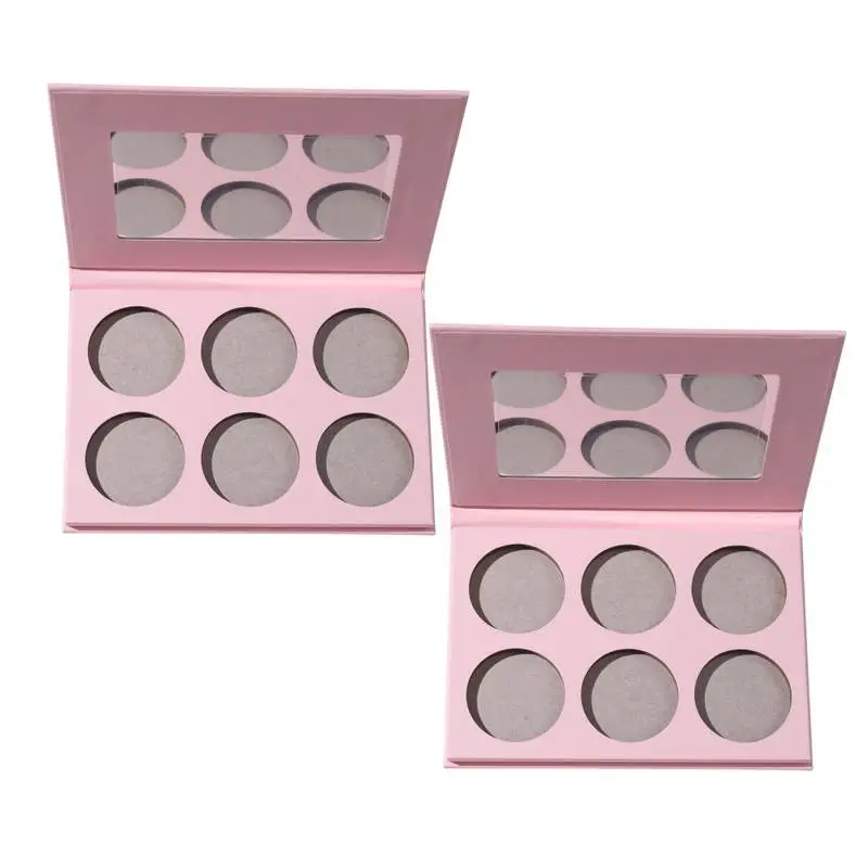 6 Colors Highlighter Contour Blush Palette Private Label Makeup
