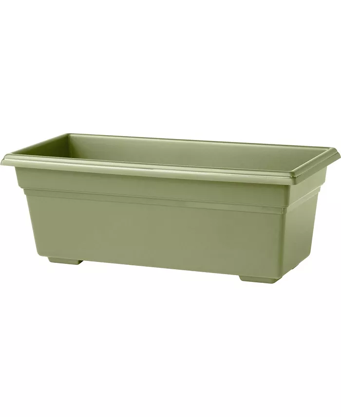 Novelty Countryside Flower Box， 24-Inch， Sage