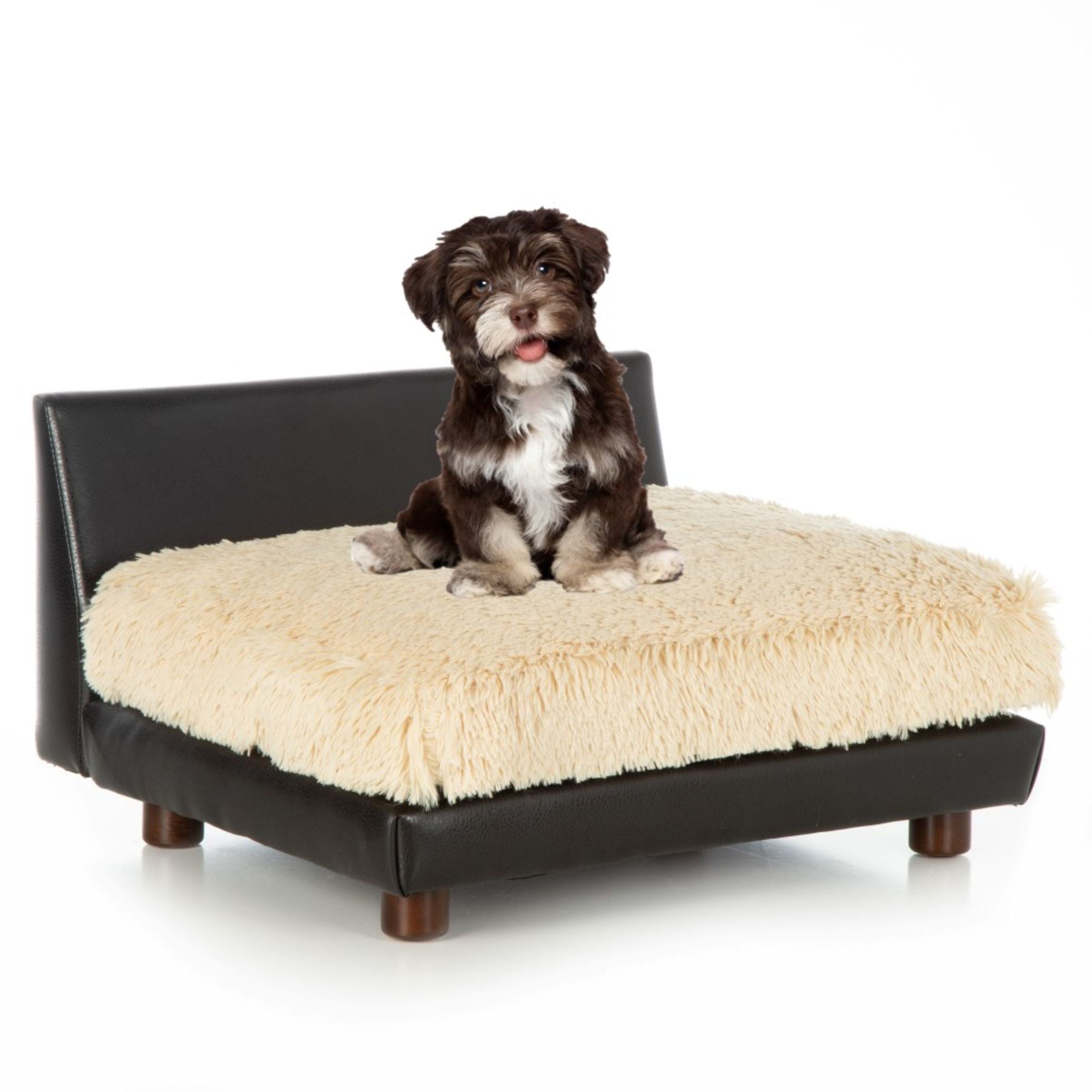 Club Nine Pets Roma Orthopedic Dog Bed， Large， Camel.