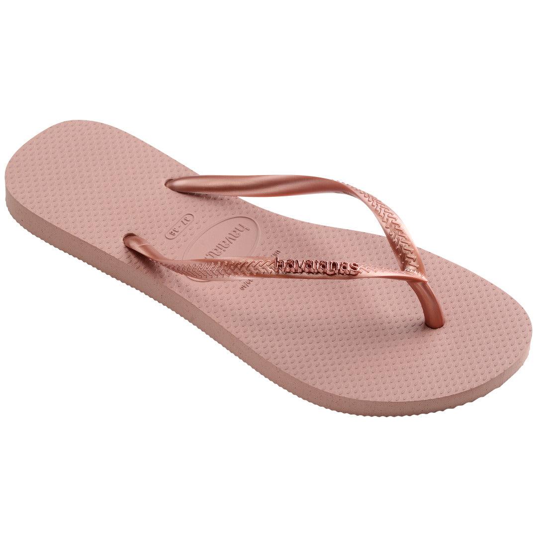 Chinelo Havaianas Slim Logo Metallic