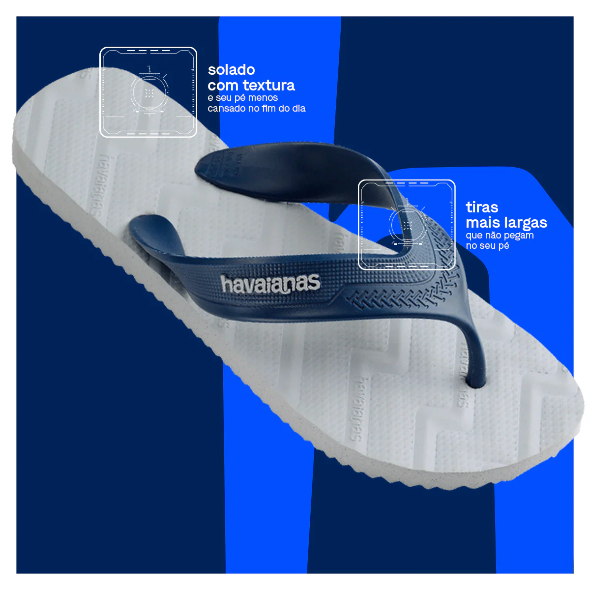 Chinelo Havaianas Track Waves